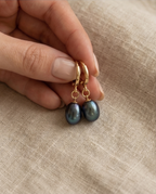 Boucles d oreilles en plaqué or 24k