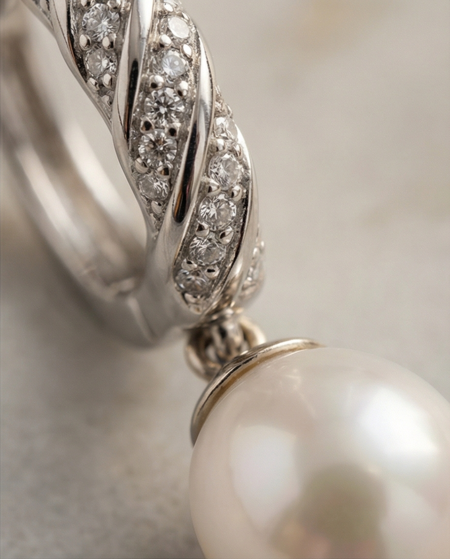 Boucles d oreilles en argent 925