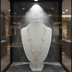 Mademoiselle - perles de culture saumon