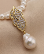 Lumière nacrée- collier en perles de culture