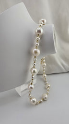Collier en perles de culture et vermeil