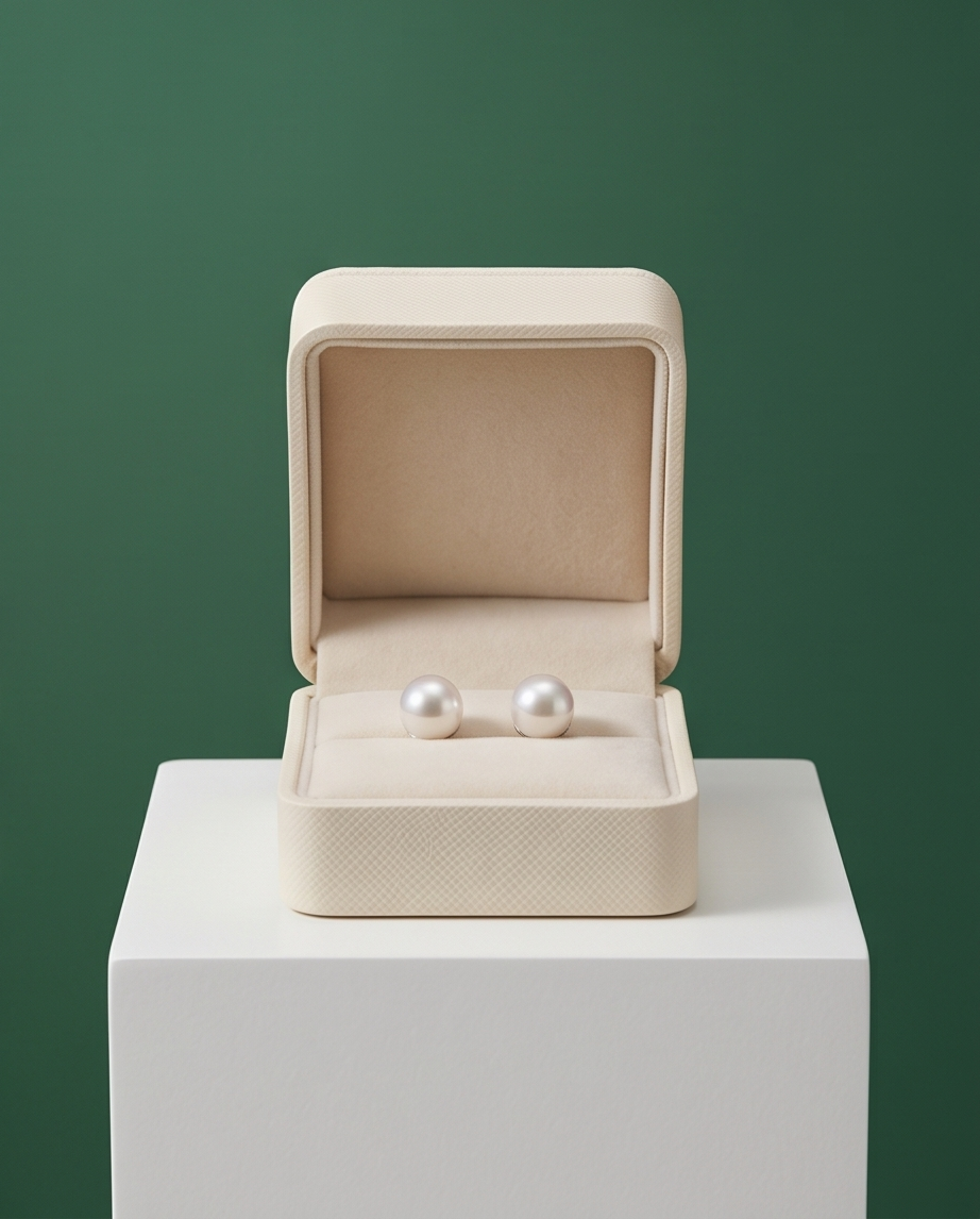 Aura Royale - Boucles d oreilles clous et perles de culture