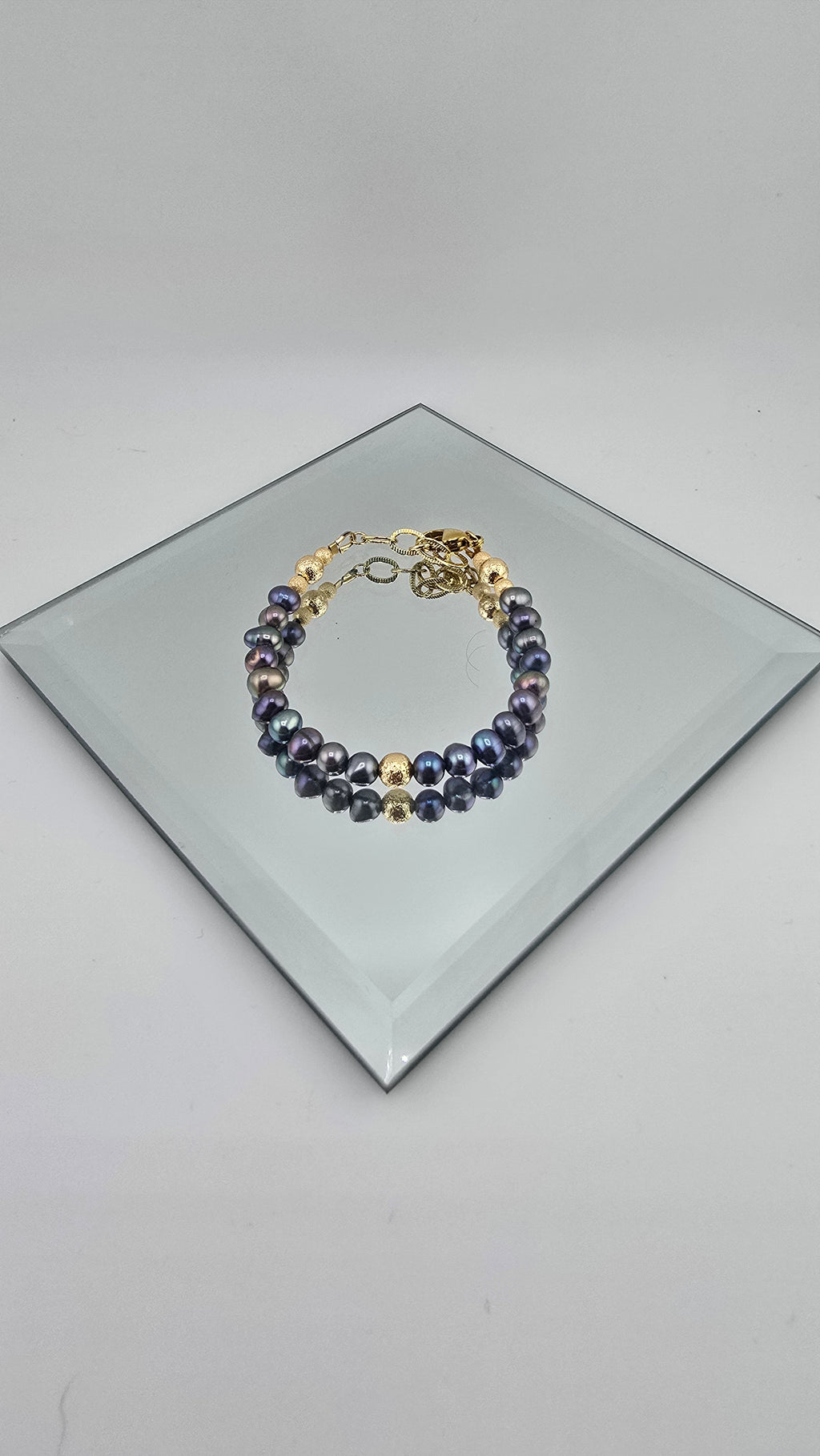 Bracelet en perles de culture