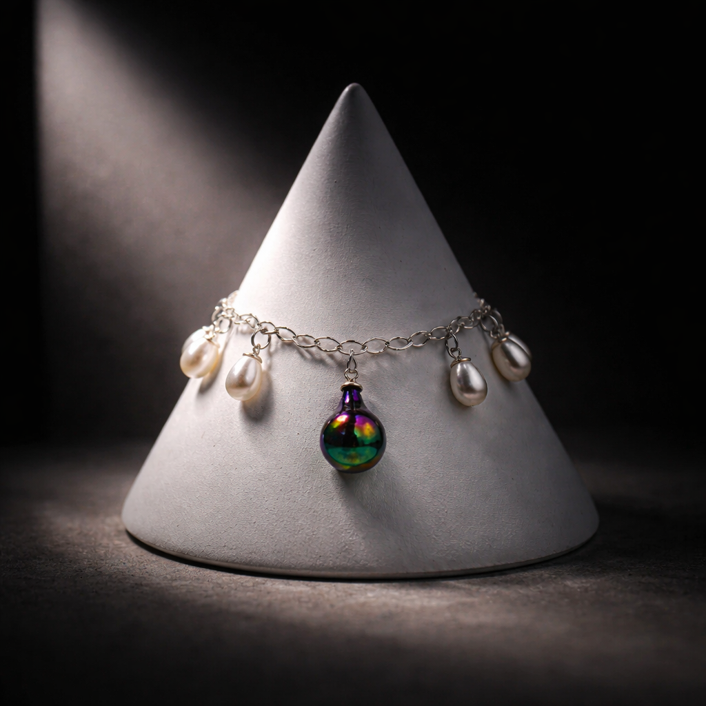 Clair Obscur - bracelet avec perles de culture de Tahiti