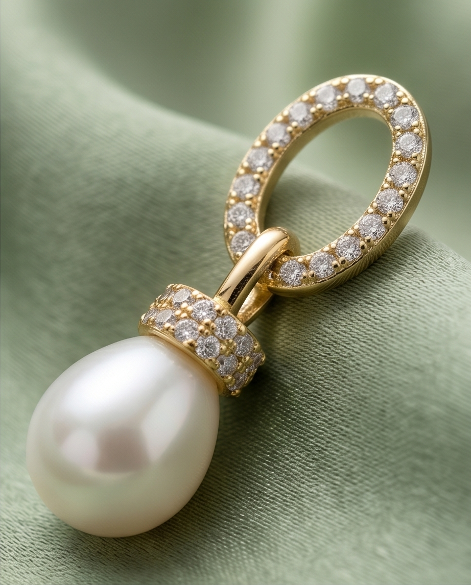 Boucles d oreilles en plaqué or 18K et strass
