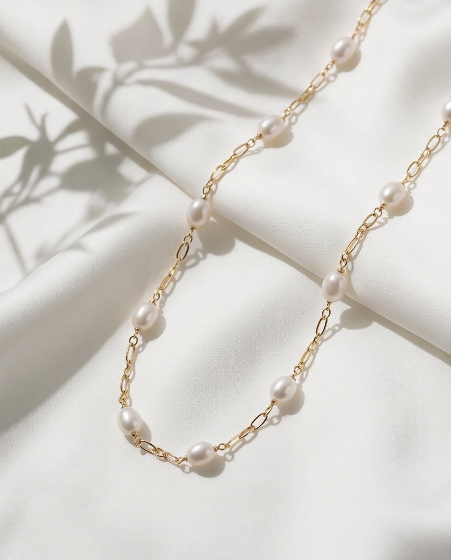 Élégance - Collier en perles de culture