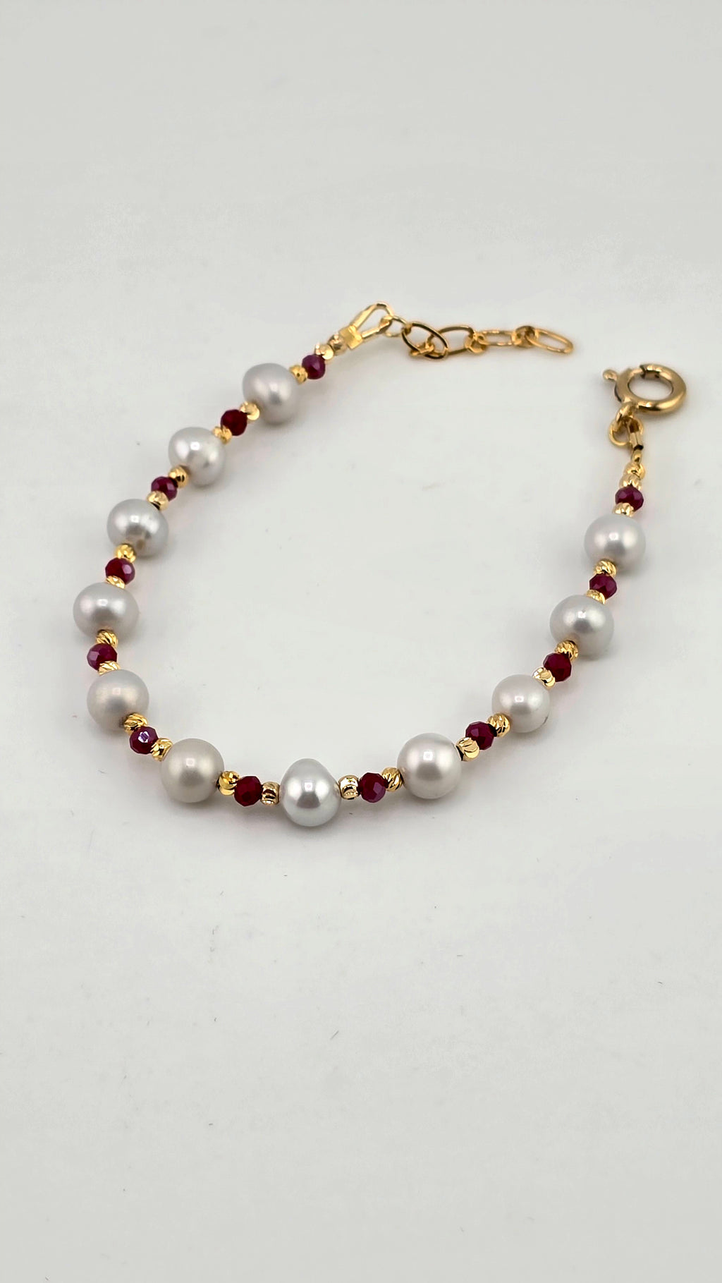 Bracelet perles de culture et vermeil