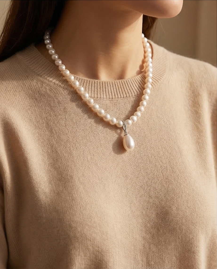 Intemporel Nacré - collier perles de culture