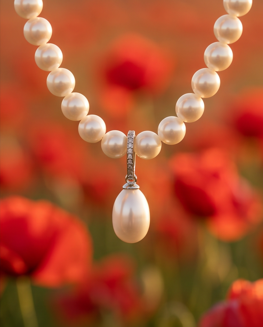 Collier argent 925 perles de culture - Imtemporel nacré