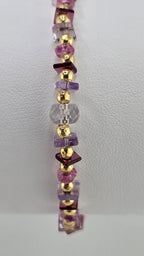 Bracelet en pierres fines et vermeil