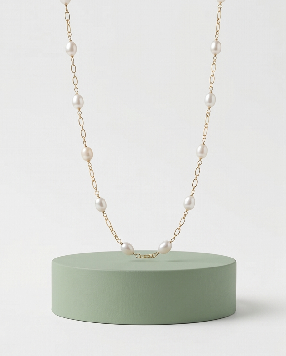 Élégance - Collier en perles de culture