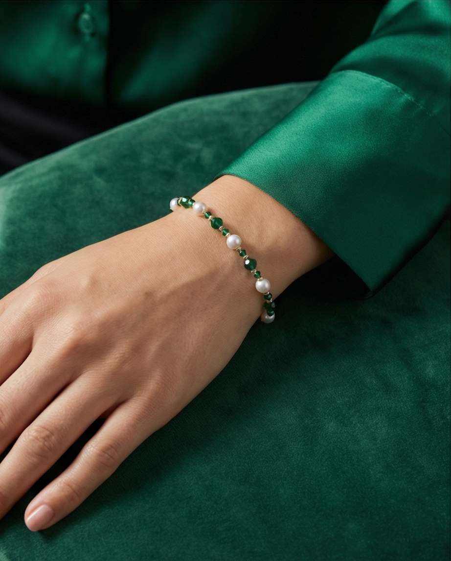 Bracelet lumière verte