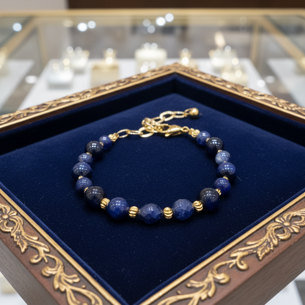 Bracelet en Lapis-Lazuli