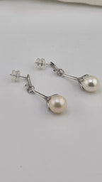 Boucles d ' oreilles en argent rhodié 925/1000