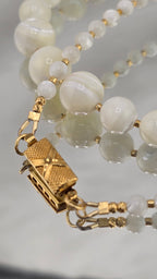 Collier en Nacre blanche