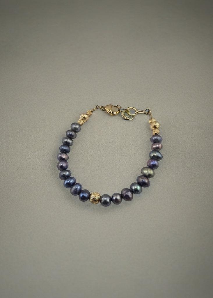 Bracelet en perles de culture