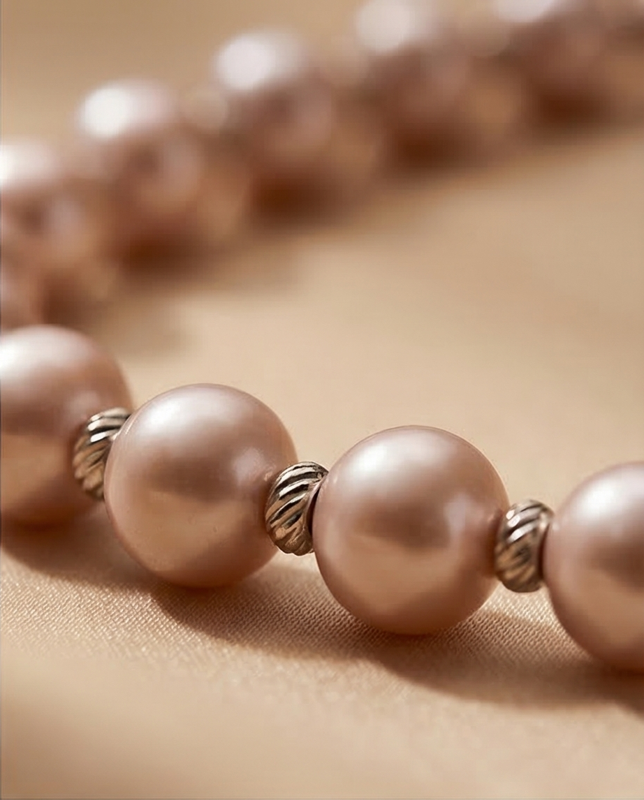 Souffle de Lilas - collier en perles de culture