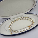 Lumière précieuse - collier perles de culture et labradorite