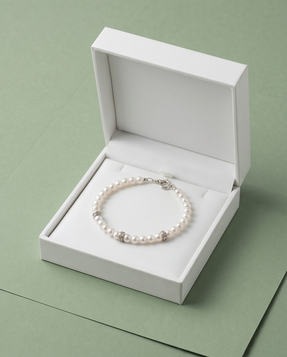 Bracelet - Céleste perlé