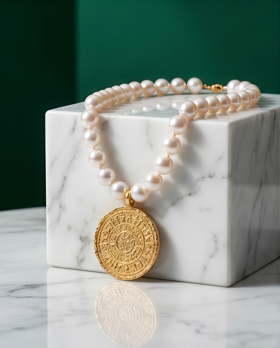 Clarté royal - collier en perles de culture baroque