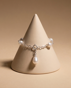 Bracelet argent et perles de culture