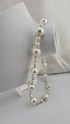 Collier en perles de culture et vermeil