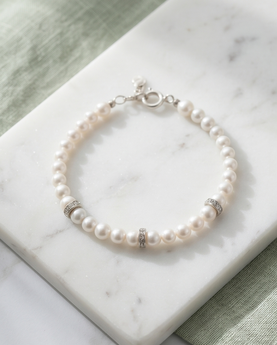 Bracelet - Céleste perlé