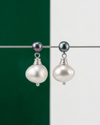 Douceur d'origine - boucles d'oreilles avec perles baroques