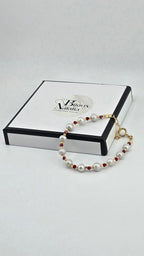 Bracelet perles de culture et vermeil