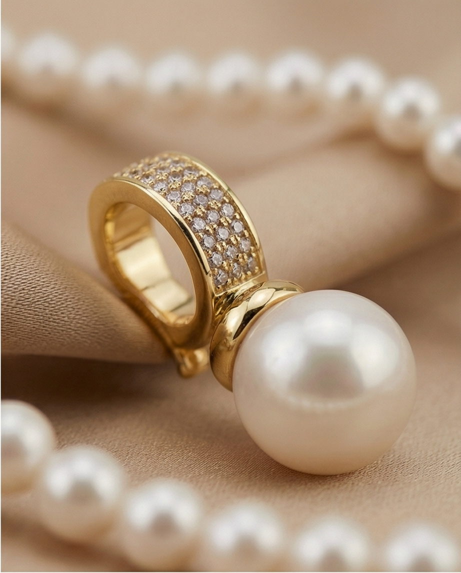 Collier en perles de culture - Éclat libre