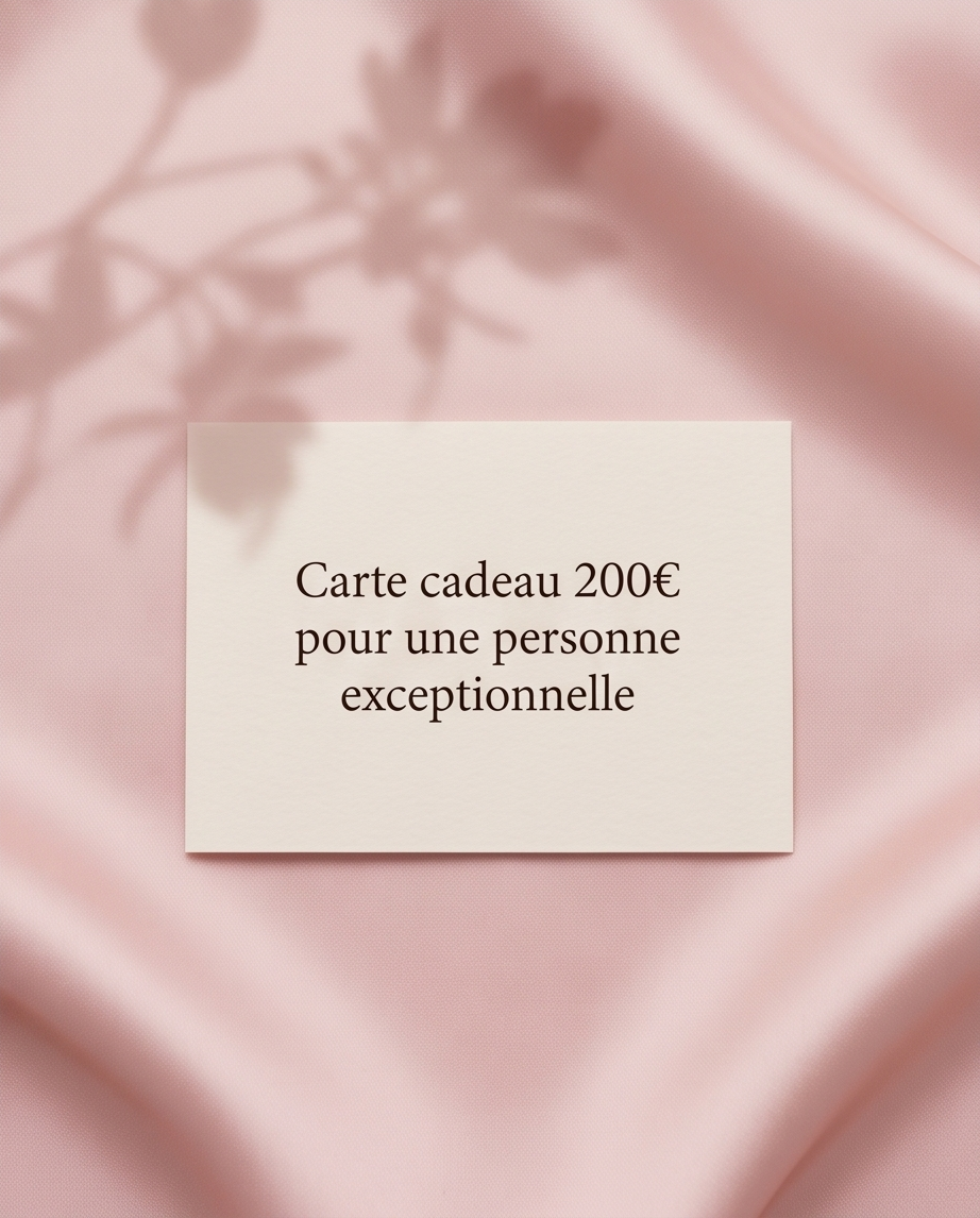carte cadeau de 200 euro pour une personne exceptionnelle