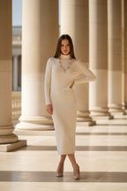 Collier en perles de culture rose