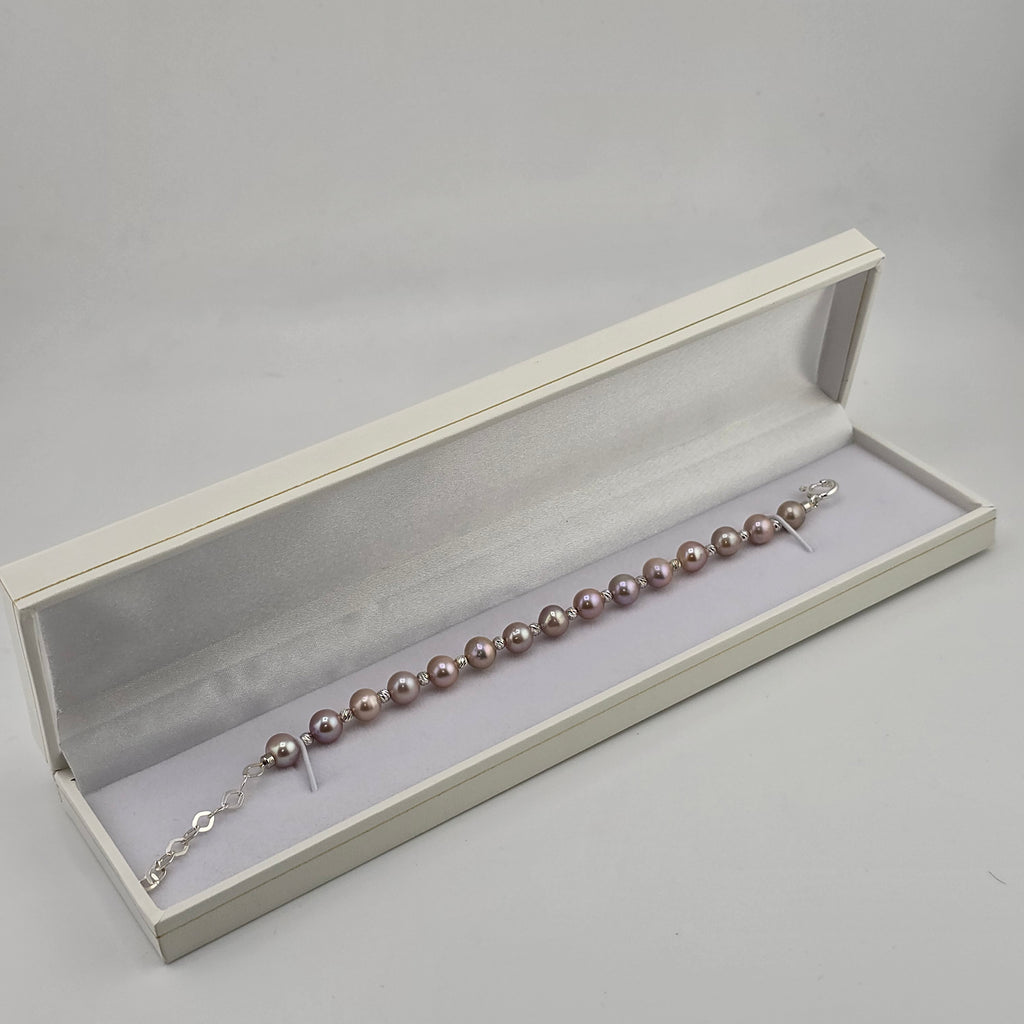 Souffle de Lilas -bracelet en perles de culture