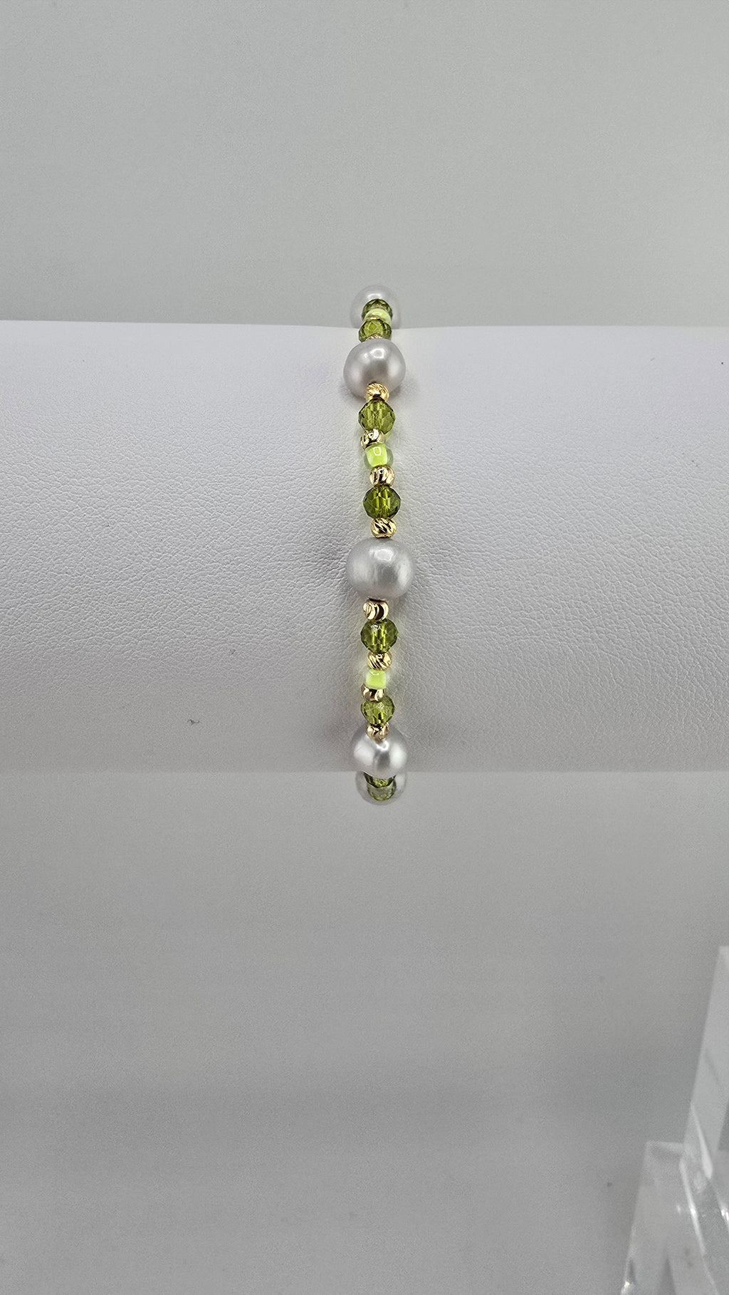 Bracelet en perles de culture et vermeil
