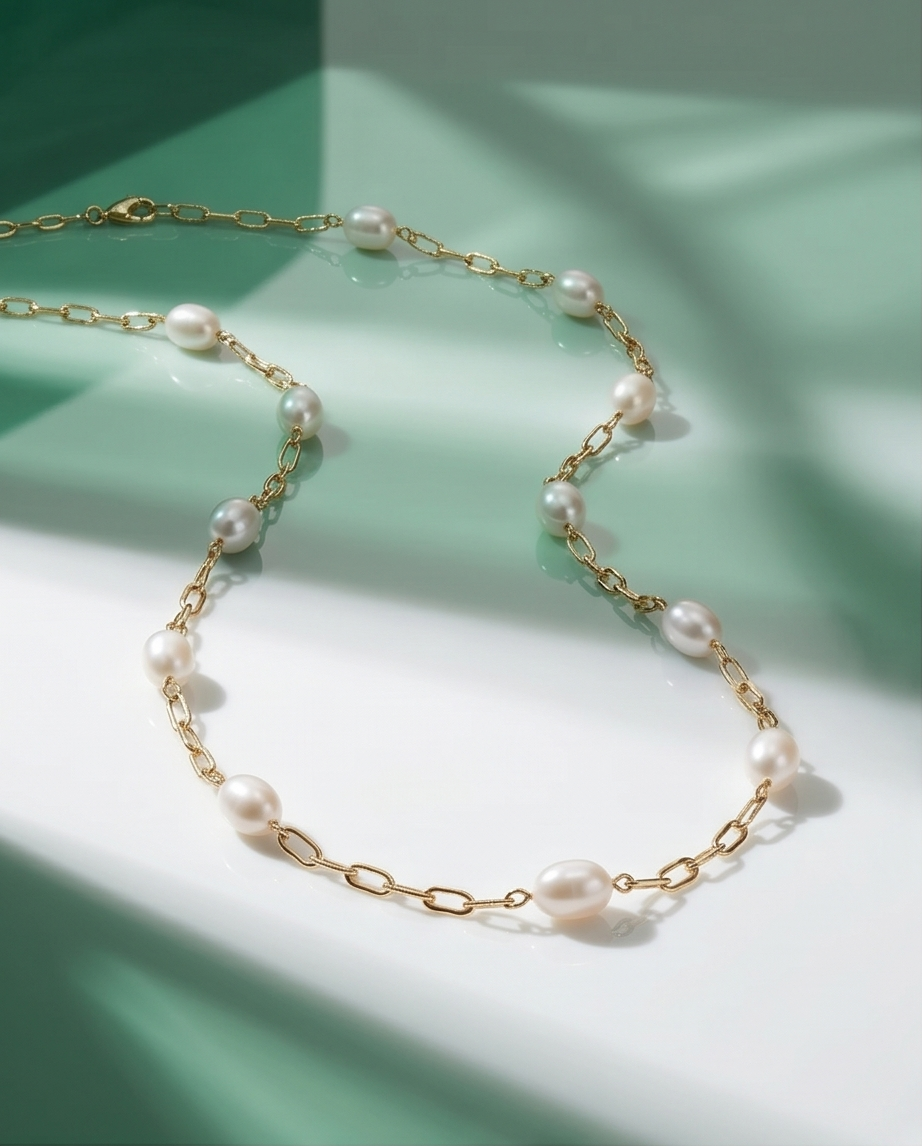 Élégance - Collier en perles de culture