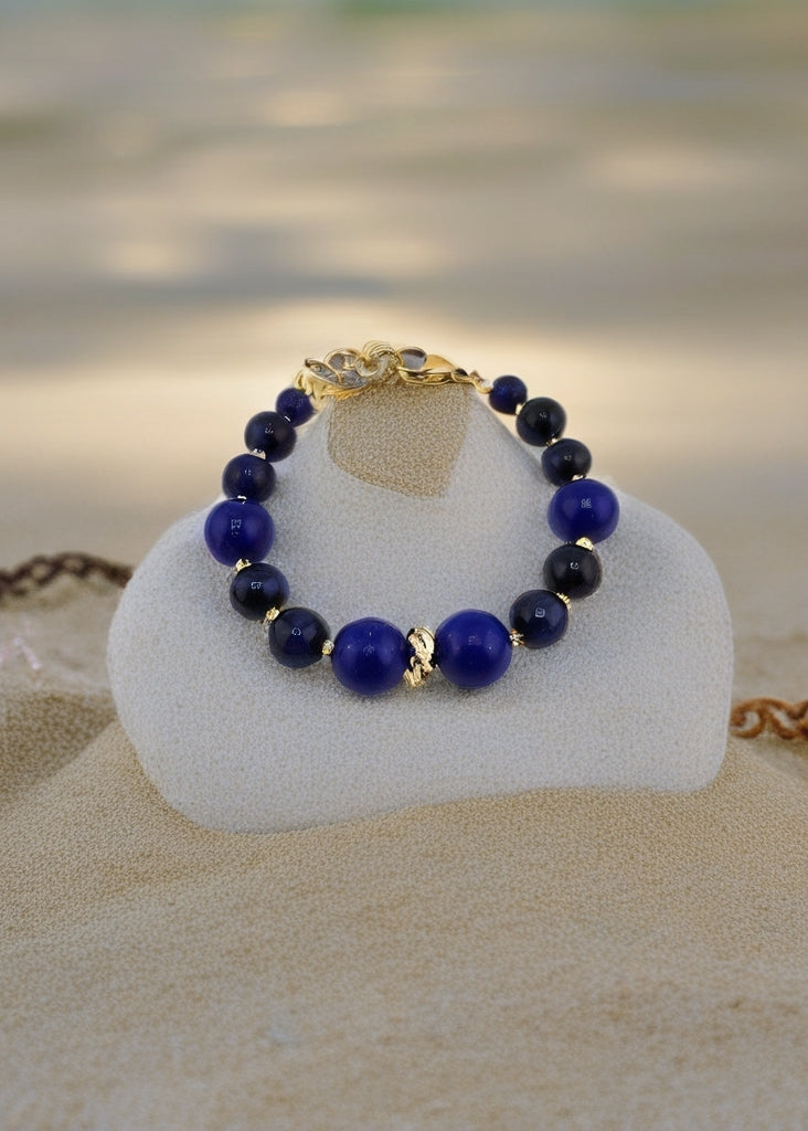Bracelet en Lapis-Lazuli