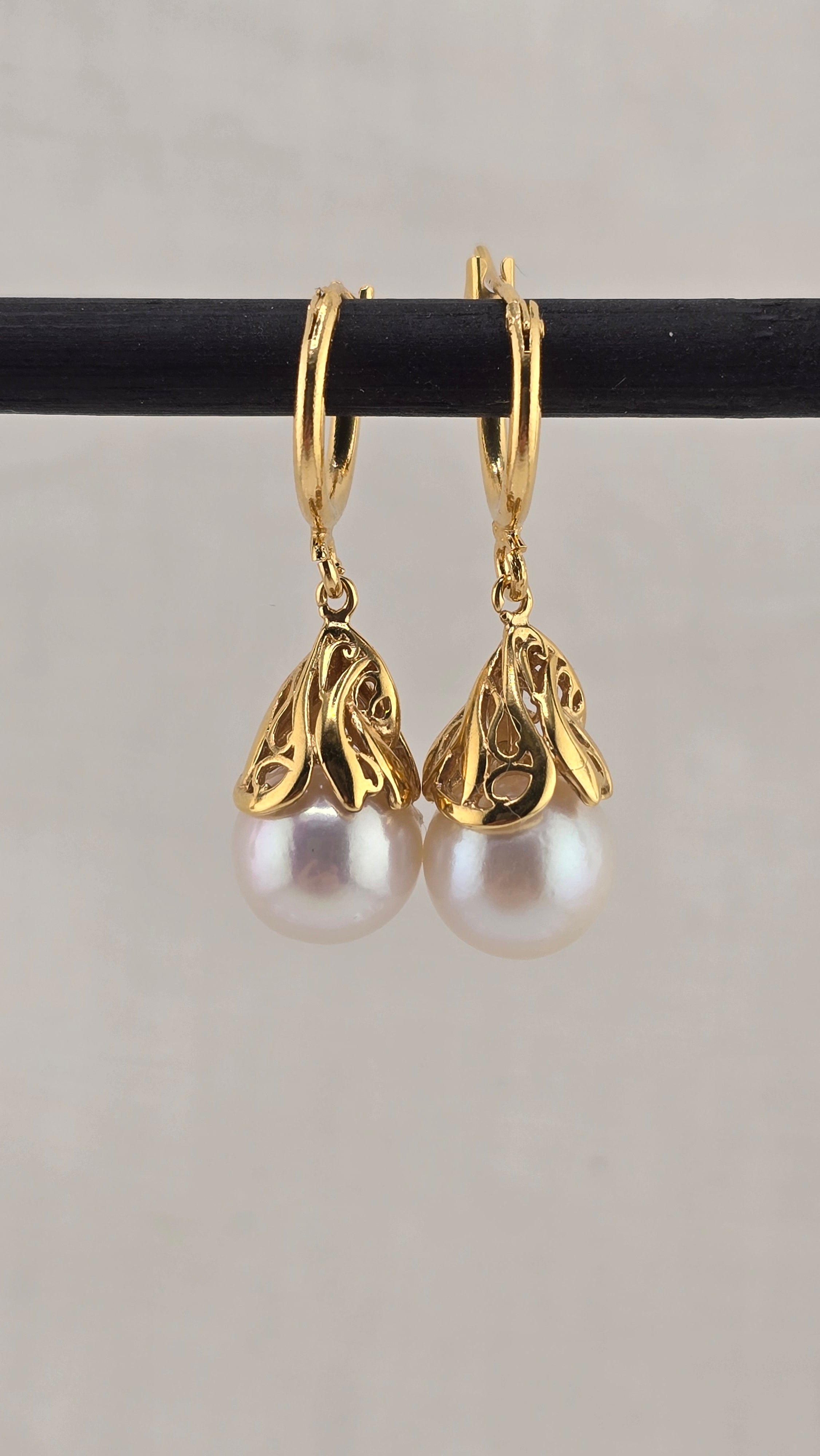 Boucles d'oreilles en vermeil