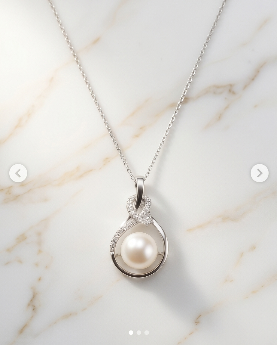 Collier chaine - Nœud d'Amour