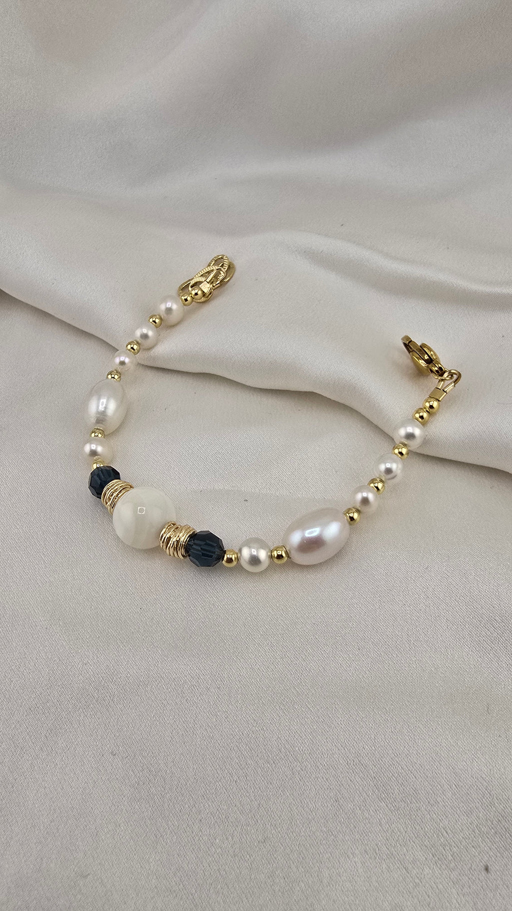 Bracelet en perles de culture