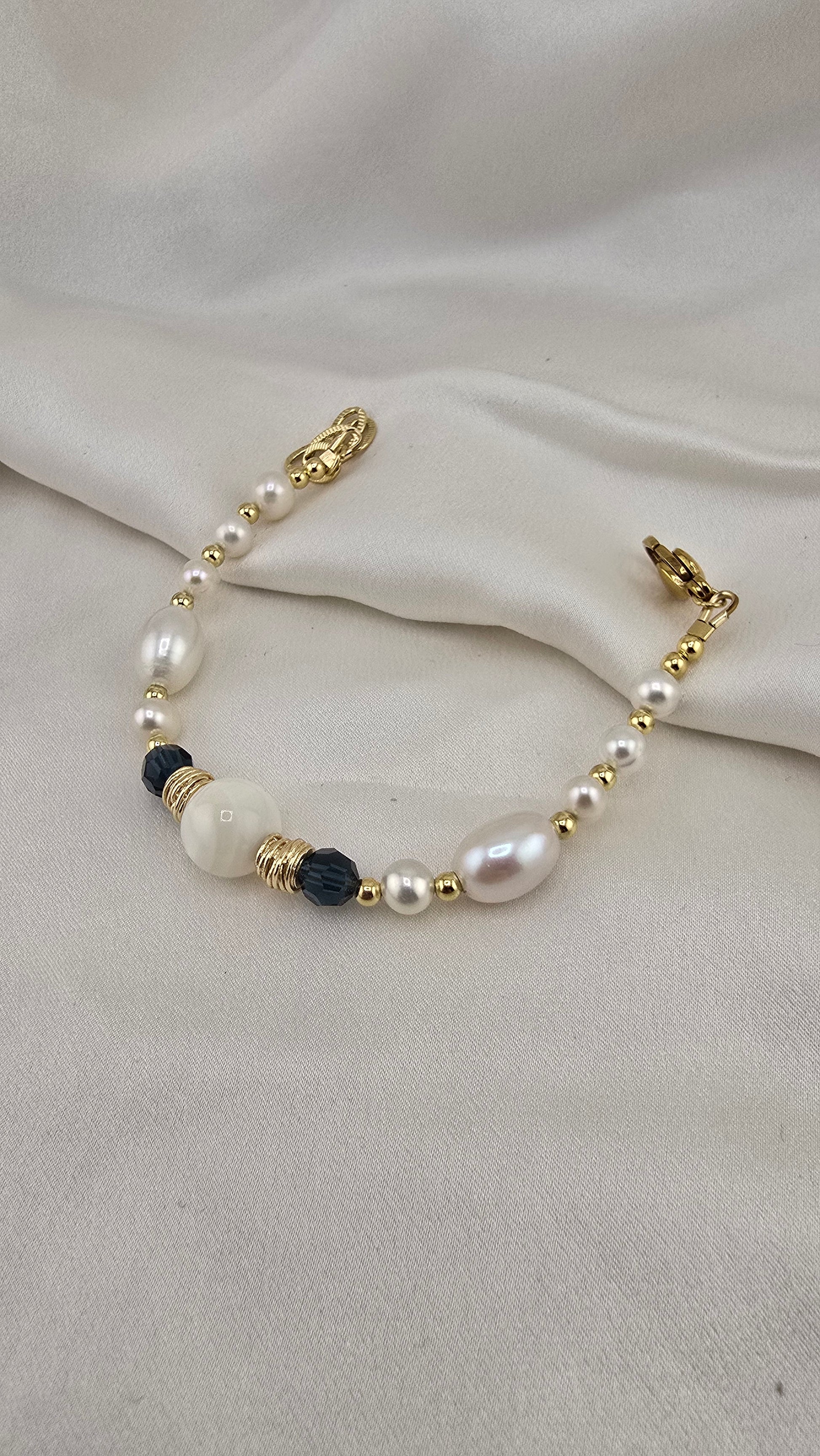 Bracelet en perles de culture