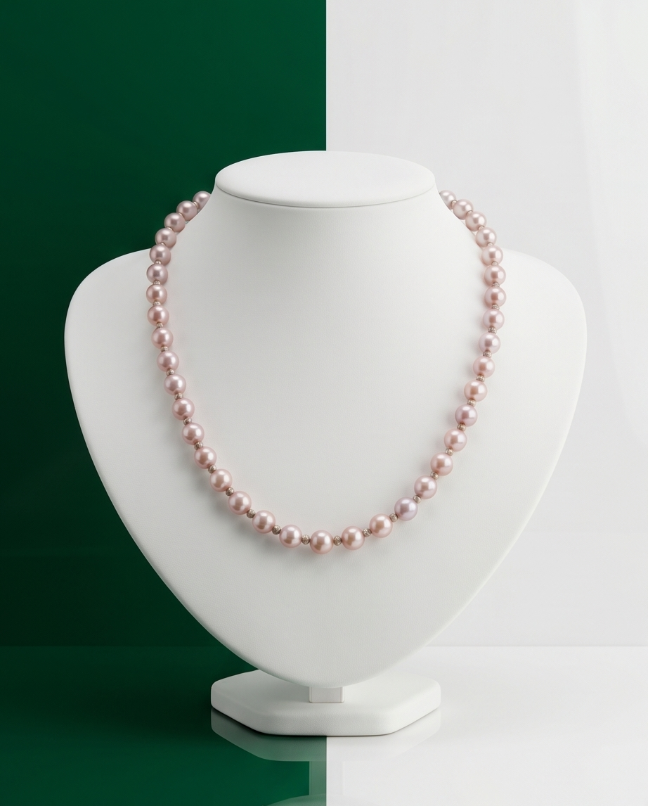 Souffle de Lilas - collier en perles de culture