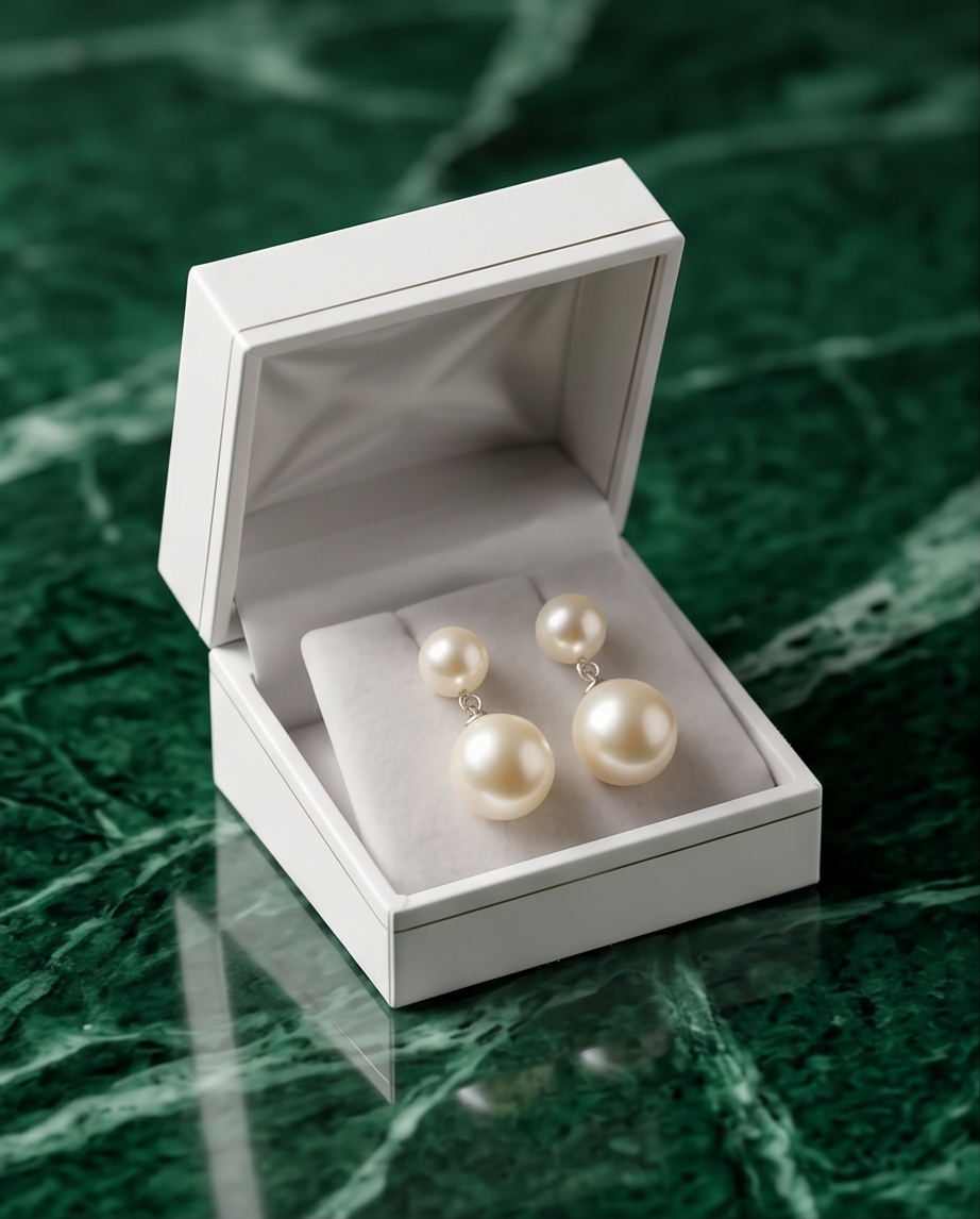Heritage Lumineux - Boucles d’oreilles et deux perles de culture