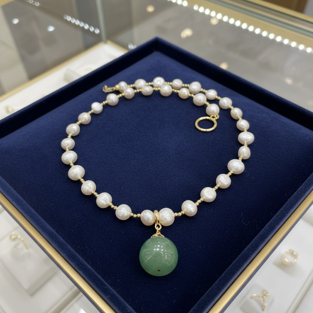 Collier d 'exception en perles de culture et perles en vermeil