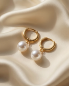 Éclat Majesté  - boucles d’oreilles avec perles de culture