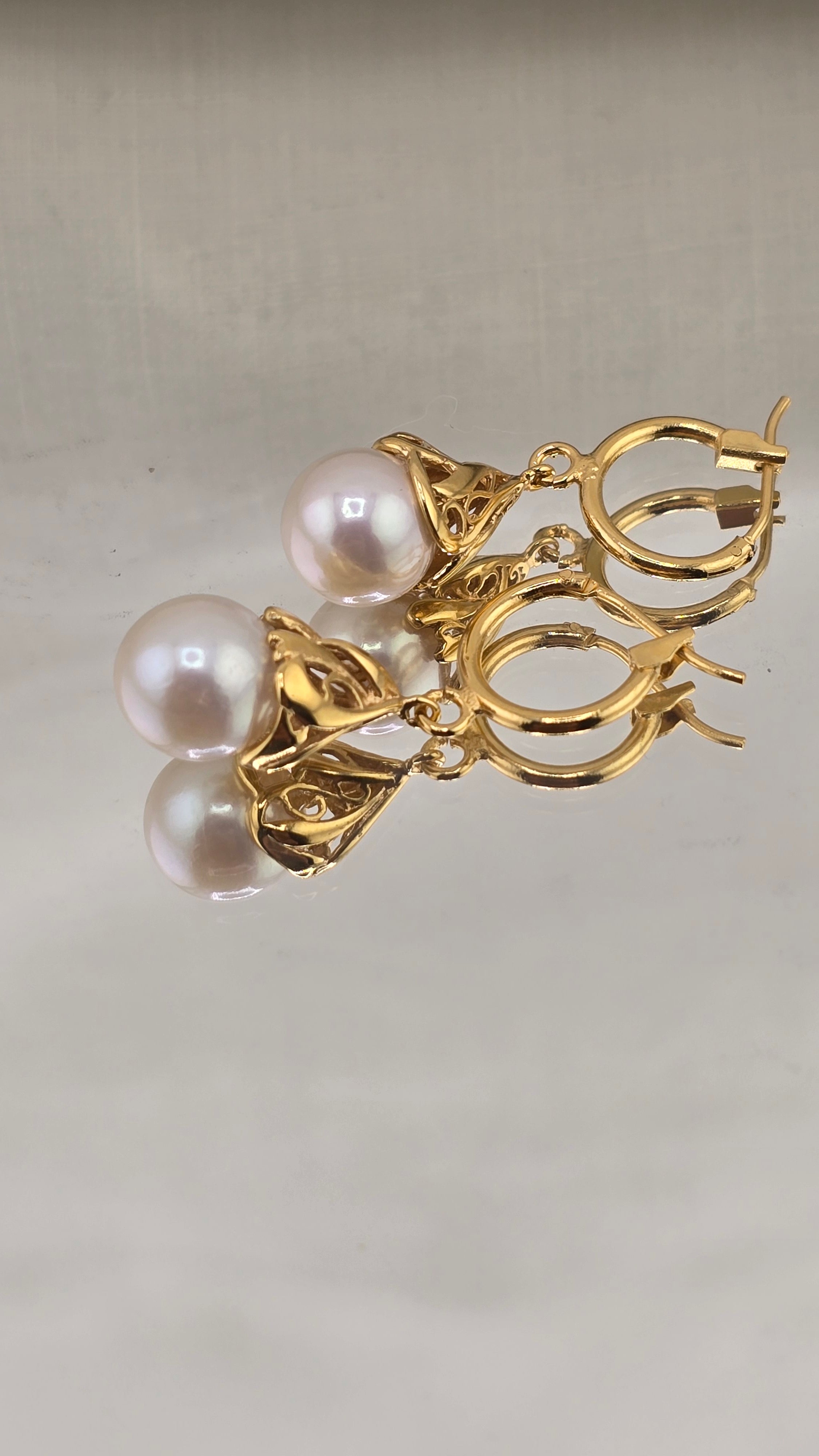 Boucles d'oreilles en vermeil