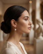 Éclat Majesté  - boucles d’oreilles avec perles de culture