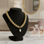 Collier en perles étincelantes