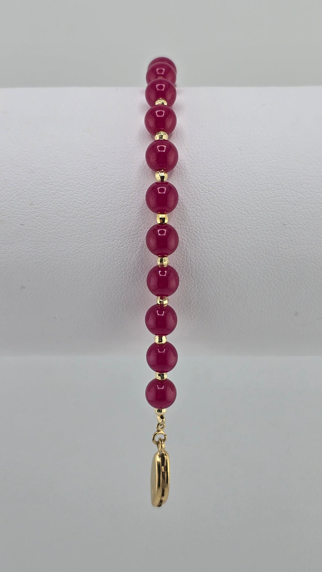 Bracelet en rubis et vermeil